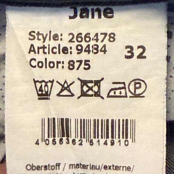 RAFFAELLO ROSSI Dark Blue Straight Leg Jeans Size EU 32 - Picture 13 of 14